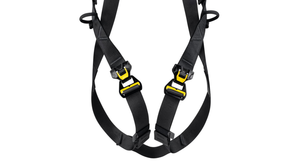 Petzl Newton Fast International Harness, Black/Yellow, 2, C073DA02
