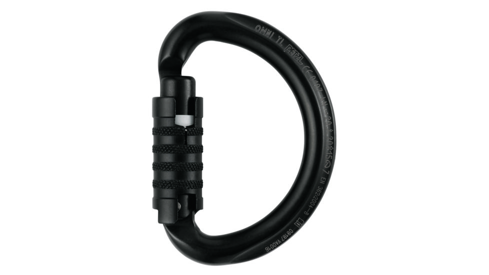 Petzl Omni Triact-Lock Carabiner Black M37 TLN