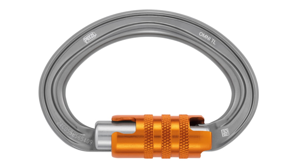 Petzl Omni Triact-Lock Carabiner, Gray, M037BA00