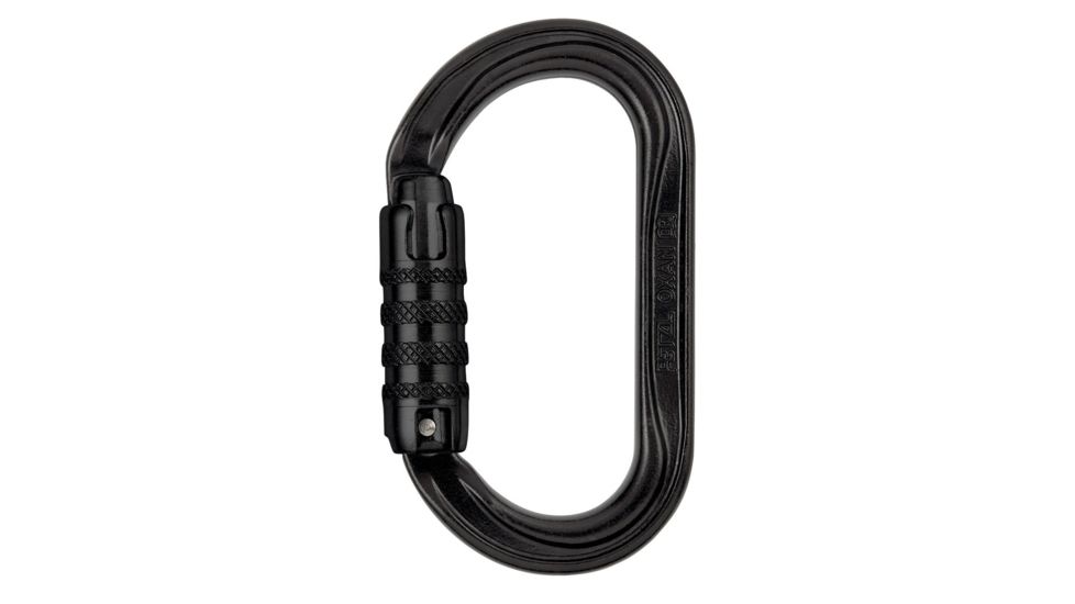Petzl Oxan Carabiner, Black, Triact-Lock, M72A TLN