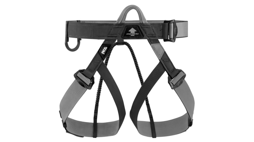 Petzl Pandion Adjustable Harness, Gray/Anthracite, C029AA01