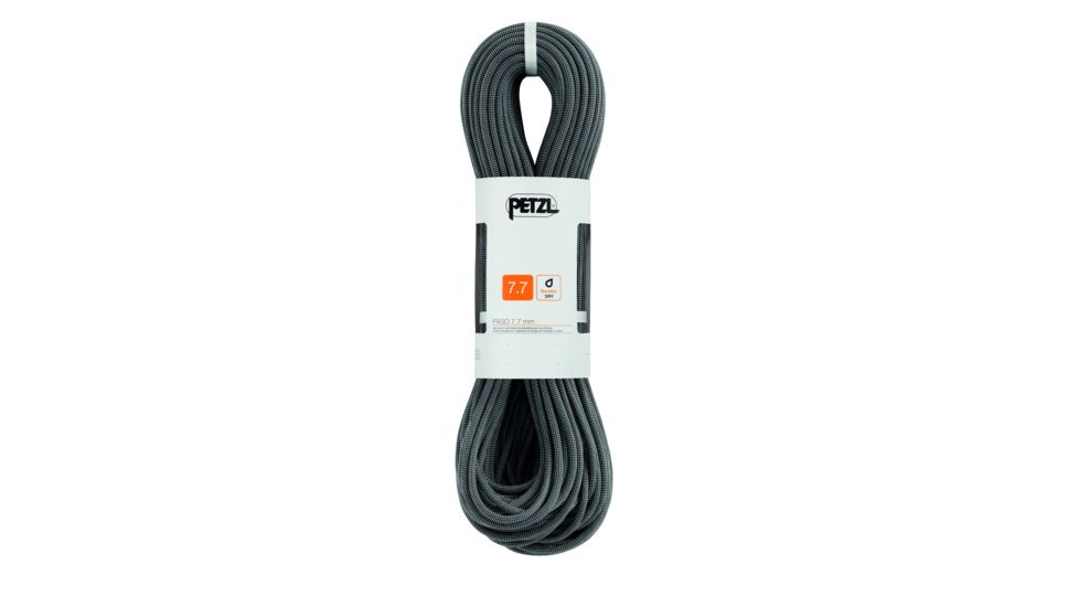 Petzl 7.7mm Paso Guide Rope, Gray, 50 m, R22BG 050