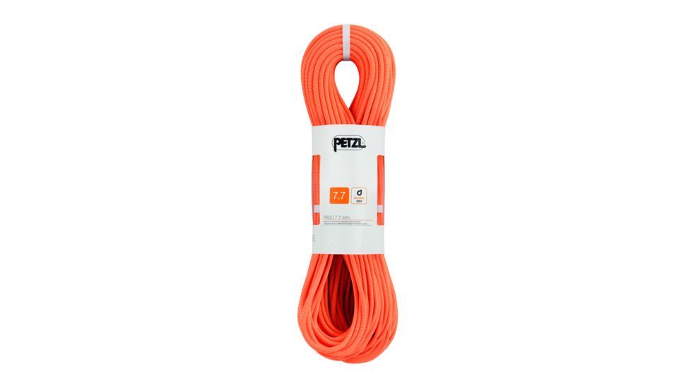 Petzl 7.7mm Paso Guide Rope, Orange, 50 m, R22BO 050