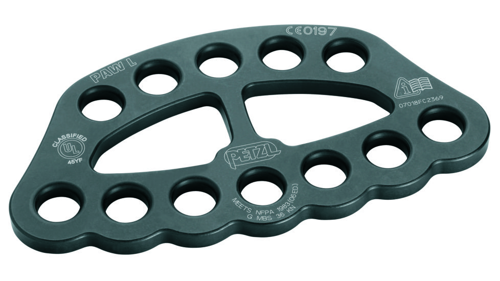 Petzl Paw Large Rigging Plate Black P63 LN
