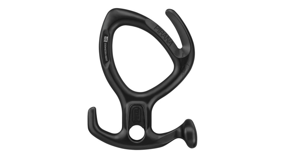 Petzl Pirana Belay, Black, D005AA01
