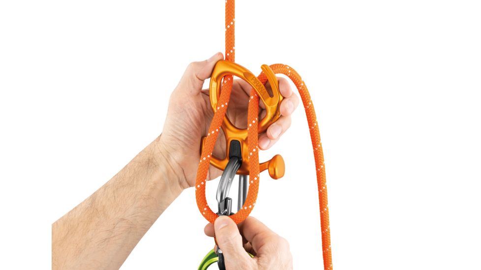 Petzl Pirana Belay, Orange, D005AA00