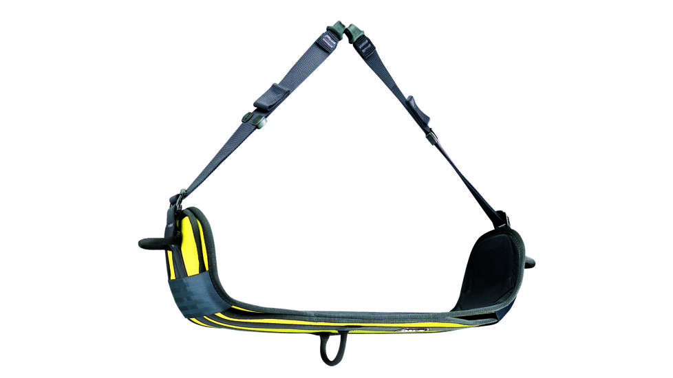 Petzl Podium Podium Seat, Black/Yellow, S071AA00