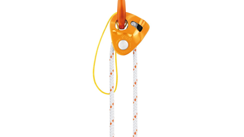 Petzl Pur Line 6mm Cord, White/Orange, 65 m, R010AA00
