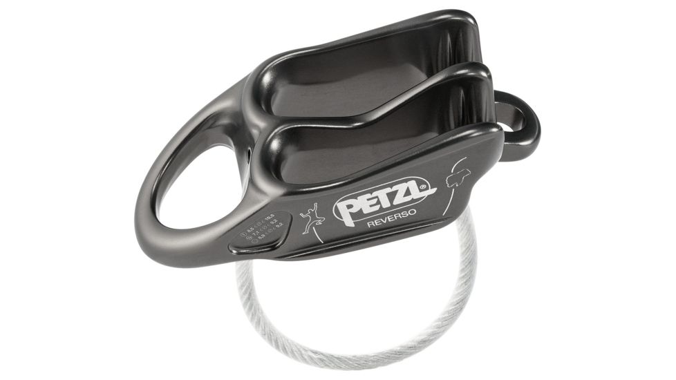 Petzl Reverso Belay Device, Gray, D017AA00