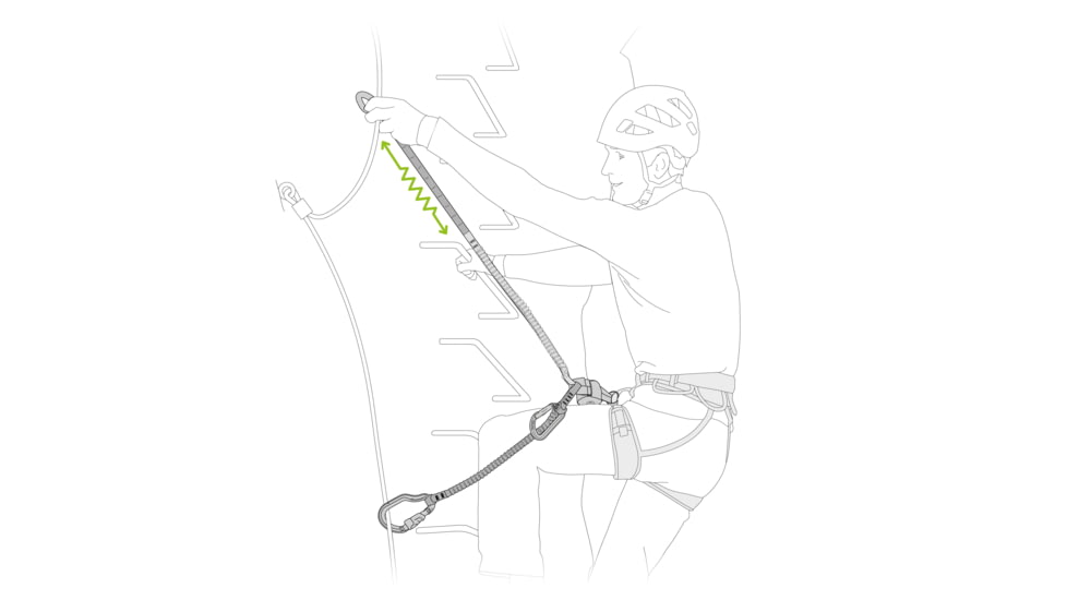 Petzl Scorpio Vertigo SW Lanyard, One Size, L060DB00