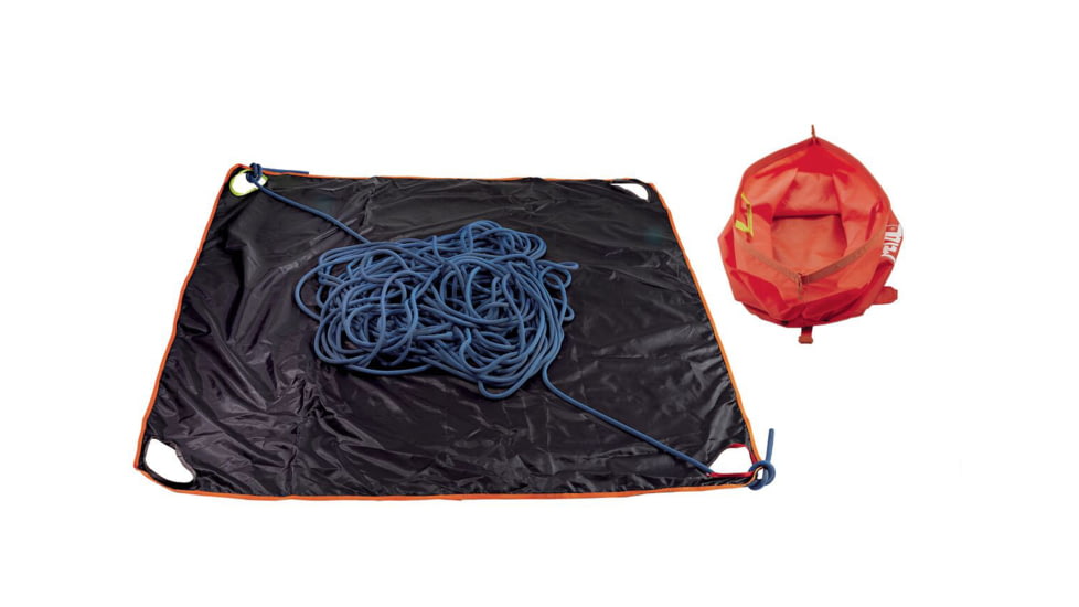 Petzl Split Rope Bag Grey, Red/Orange, S013AA01