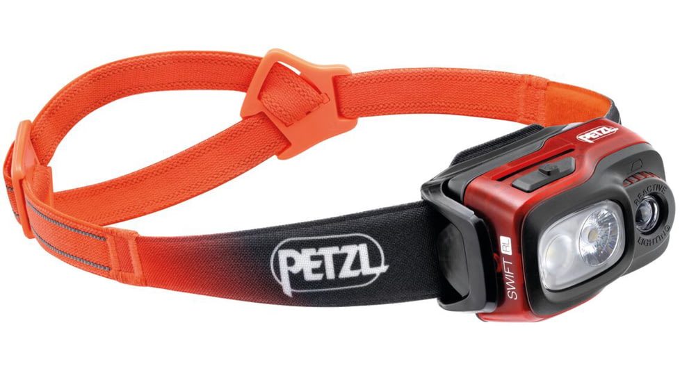 Petzl Swift RL Headlamp, Black/Orange, E095BC00
