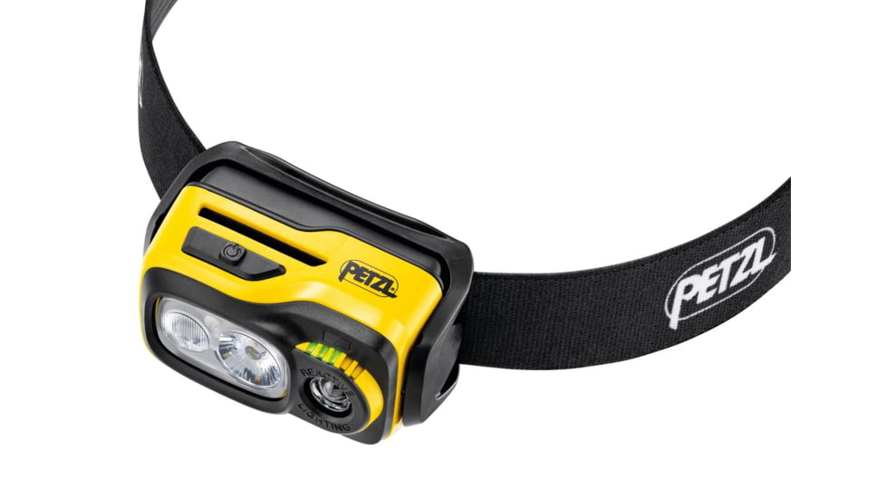 Petzl Swift RL PRO Headlamp, 1100 Lumens, Black/Yellow, E810AB00