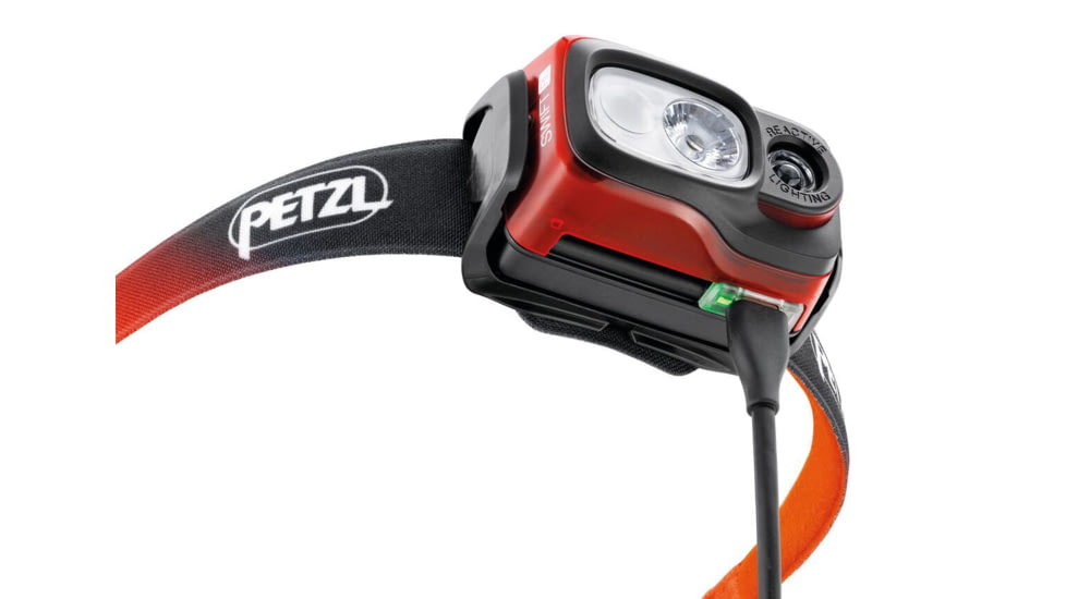 Petzl Swift RL Headlamp, Orange, E095BB01