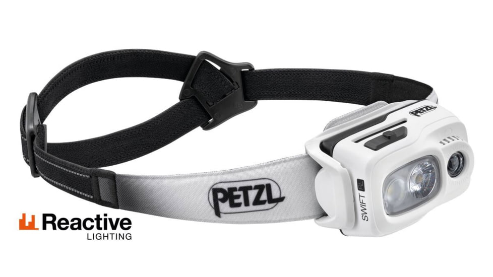 Petzl Swift RL Headlamp, White, E095BB02