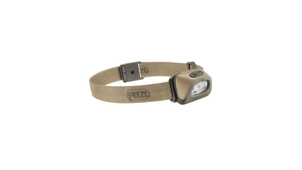 Petzl TACTIKKAplus RGB Hunting and Fishing Compact Headlamp,160 Lumens,Desert E89BHB D2