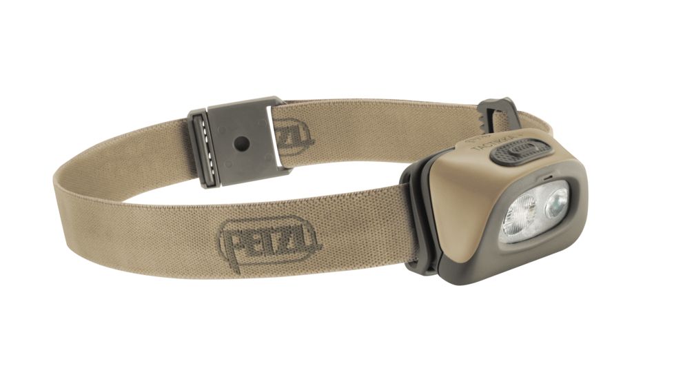 Petzl Tactikka 250 Lumen Headlamp w/Lamp/Berry Compliant Headband, Desert, E89AHB C2U