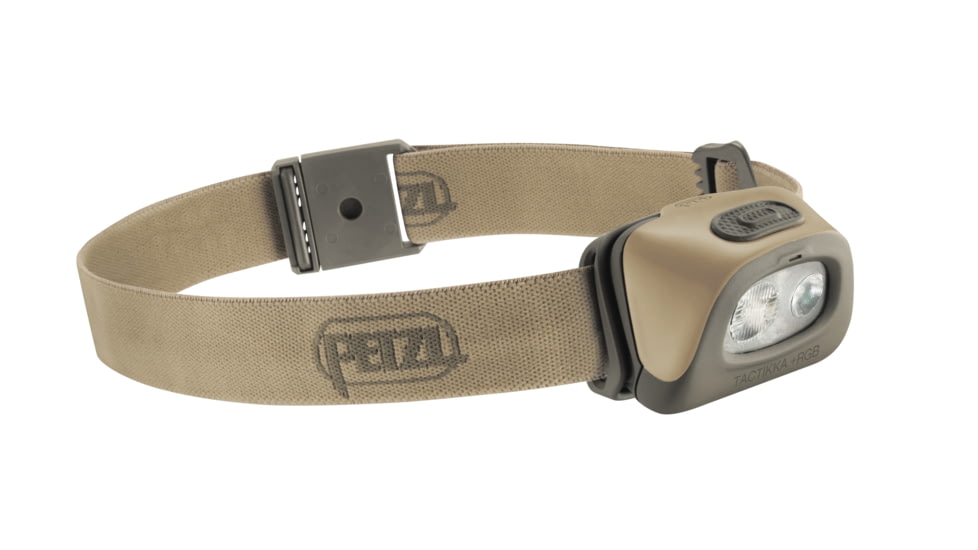 Petzl Tactikka 250 Lumens Headlamp w/RGB Lamp/Berry Compliant Headband, Desert, E89BHB C2U