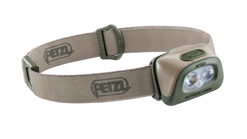 Petzl Tactikka Plus RGB Headlamp, Desert, E089FA02