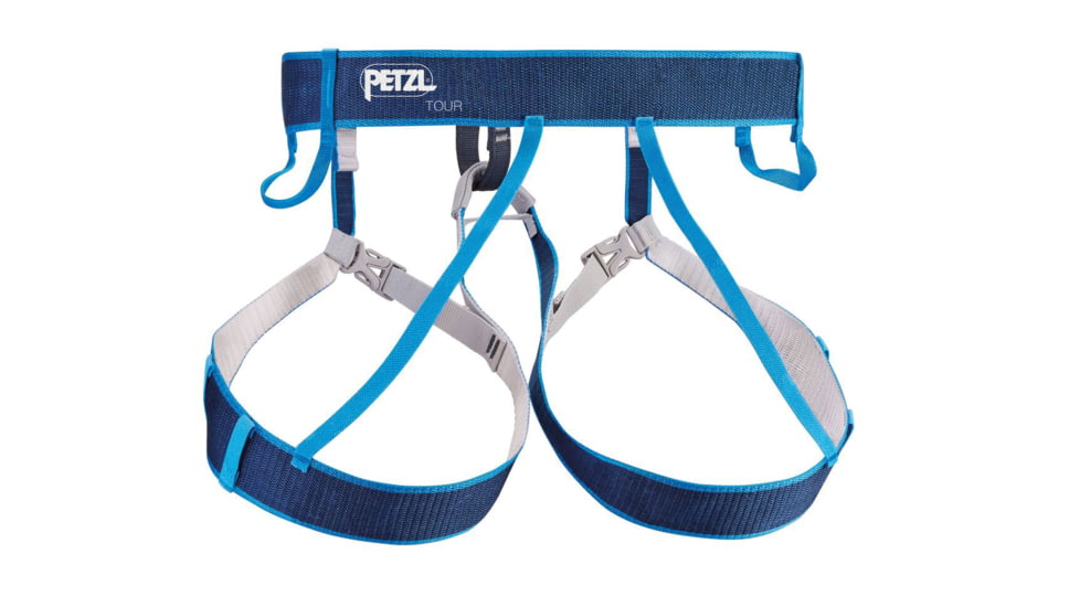 Petzl Tour Harness, Blue, Small/Medium, C020BA00