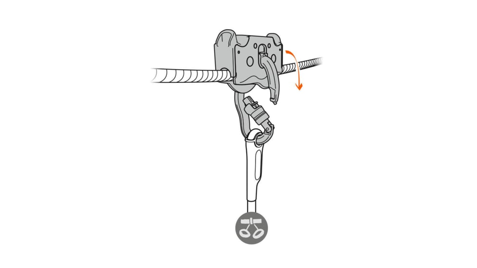 Petzl Trac Guide Trolley, 1 Pack, P024AB00