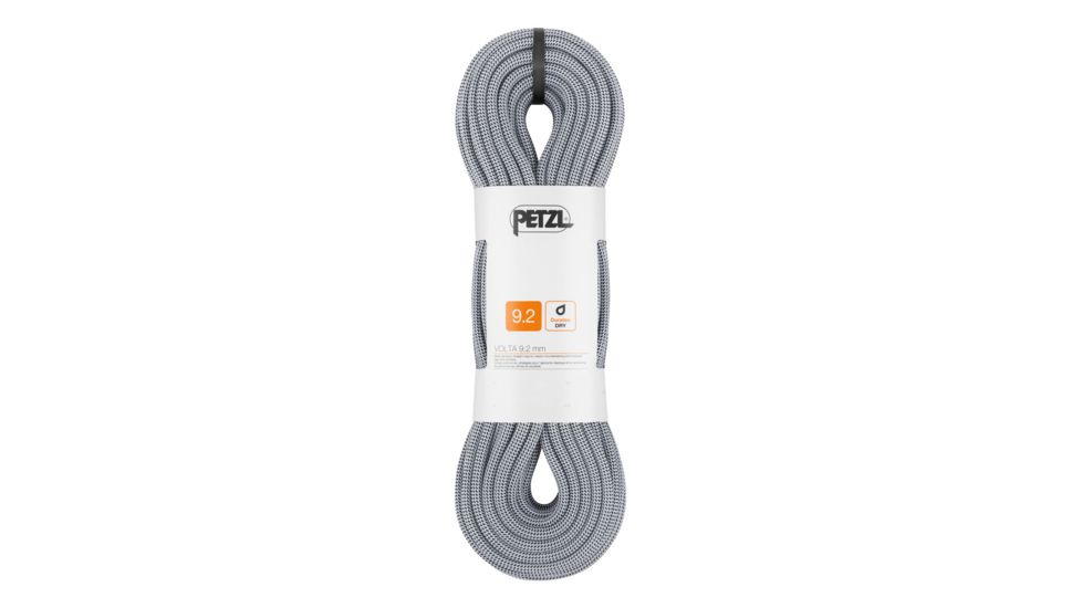 Petzl 9.2 mm Volta Rope, Gray, 60 m, R35AN 060
