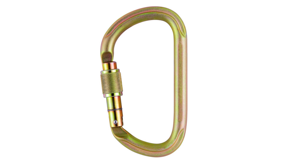 Petzl Vulcan Screw-Lock Connector, Gold, M073AA00