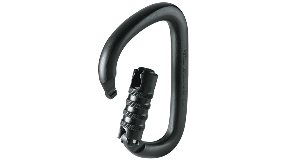 Petzl William Tri-Act CarabinerBlack M36 TLN