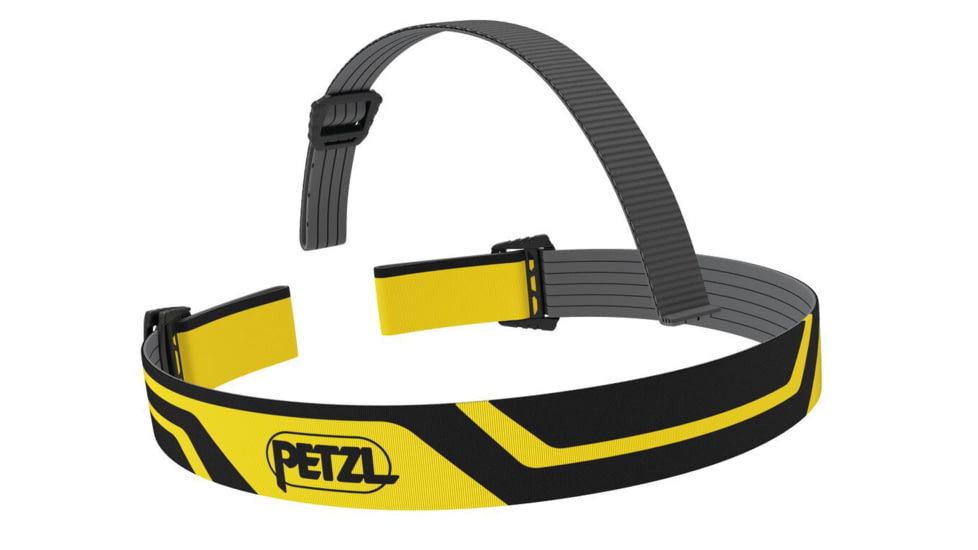 Petzl XENA Headband, Black/Yellow, E007CA00
