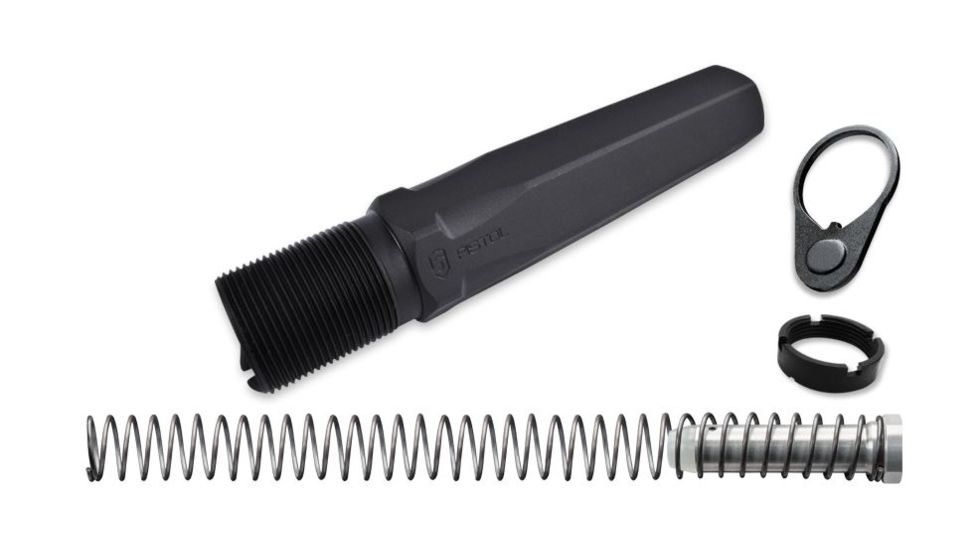 Phase 5 Weapon Systems Inc Hexone-C Complete Pistol Buffer Tube Assembly, Black HEXONE-C