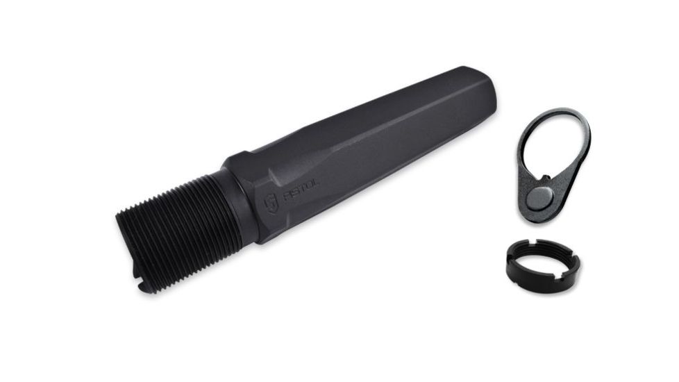 Phase 5 Weapon Systems Inc Hexone Pistol Buffer Tube, Black HEXONE