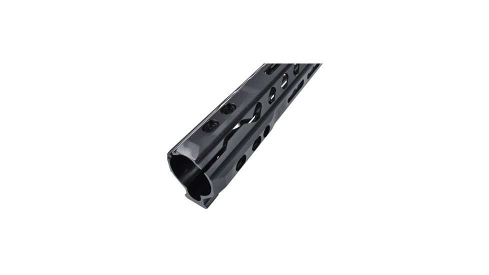 Phase 5 Weapon Systems Inc 13in Lo-Pro Slope Nose Free Float Quad Rail With M-LOK, Black, LPSN13 MLOK