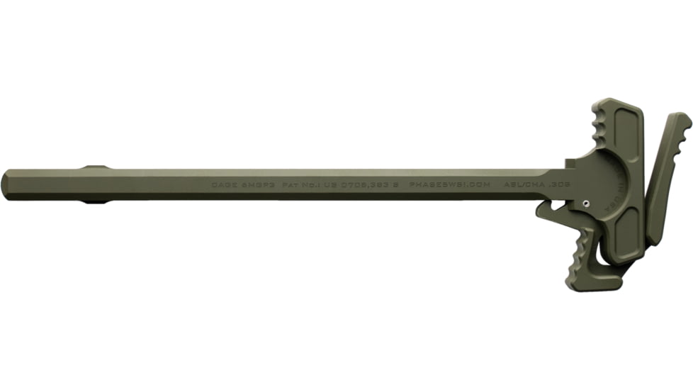 Phase 5 Weapon Systems Inc .308 CAL Ambi-Battle Latch / Charging Handle Assembly, OD Green, ABL/CHA308-ODG