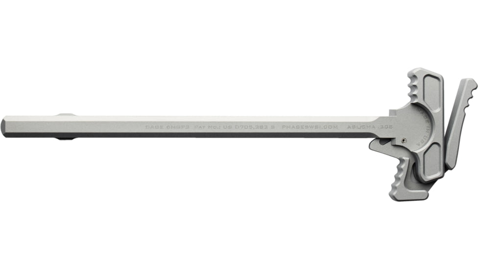 Phase 5 Weapon Systems Inc .308 CAL Ambi-Battle Latch / Charging Handle Assembly, Satin Mag, ABL/CHA308-MG