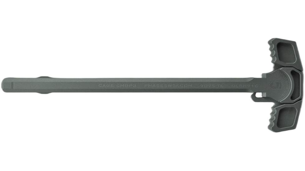 Phase 5 Weapon Systems Inc 716 Dual Latch Charging Handle, Satin Mag, Small, DLCH716-MG