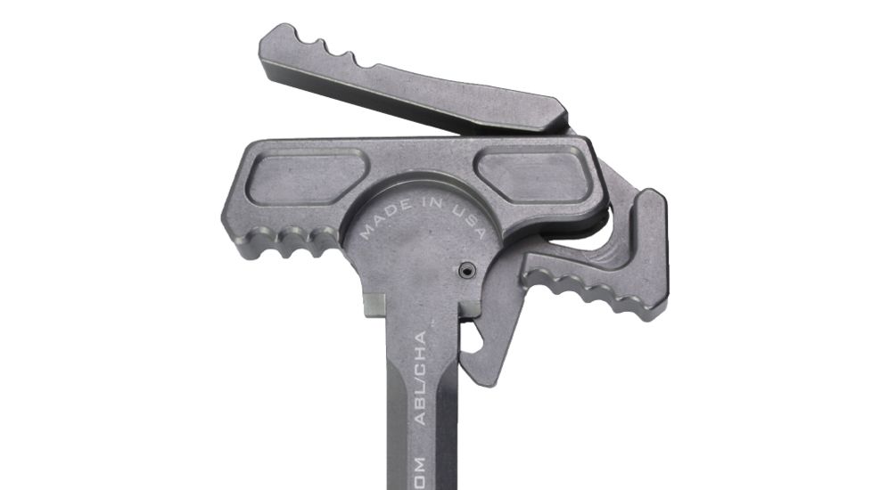Phase 5 Weapon Systems Inc Ambi-Battle Latch/Charging Handle Assembly, DPMS Gen I/LR-308/AR-10, .308, 7075 Aluminum, Anodized, Grey, ABL/CHA308-GREY