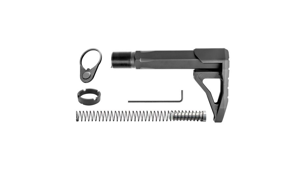 Phase 5 Weapon Systems Inc CMSA Carbine Mini Stock Assembly AR15/AR10 Rifle Aluminu