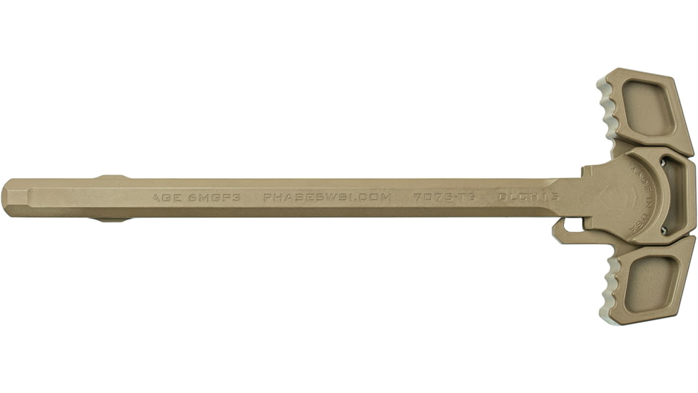 Phase 5 Weapon Systems Inc Dual Latch Charging Handle, Flat Dark Earth, Small, DLCH15-FDE