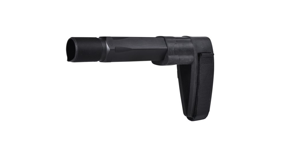 Phase 5 Weapon Systems Inc Hex-2 AR-15 Pistol Buffer Tube f/SB Mini Brace, Black, HEX-2-SBMINI