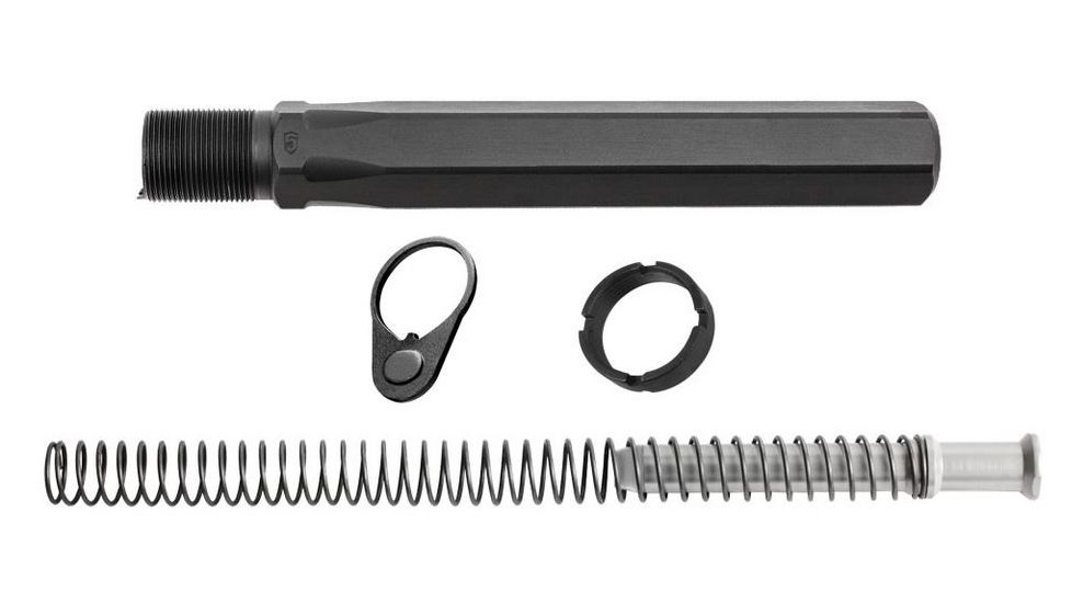 Phase 5 Weapon Systems Inc Hexone AR15 Rifle Buffer Tube, Complete Assembly, Black, Medium, HexOne-R