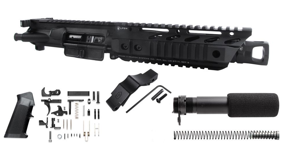 Phase 5 Weapon Systems Inc WSI Pistol Completion Kit, Black, PCK