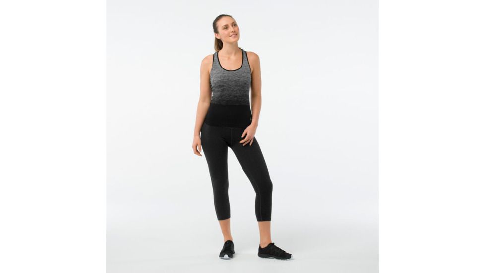 Smartwool PhD Seamless Long Bra-Women's, Black, Medium, SW016025001-M