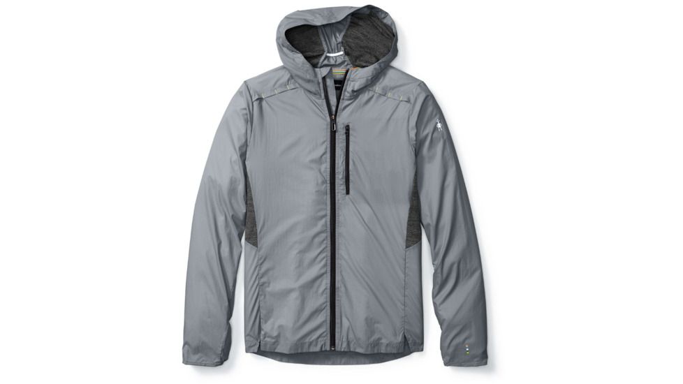 Smartwool PhD Ultra Light Sport Hoody Mens, Light Gray, M, SW016069039-M