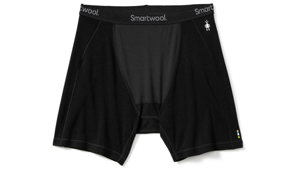 Smartwool PhD Wind Boxer Brief-Men's, Black, Extra Large, SW014017001-XXL