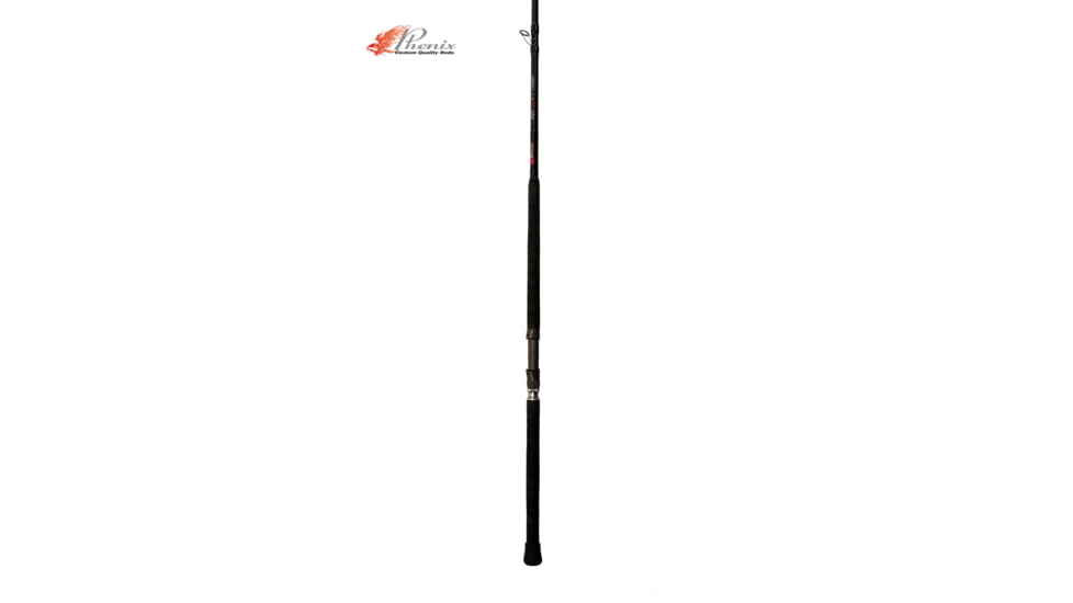 Phenix Abyss HD Casting Rod 12-30#, Moderate, 1 Pieces, Black, 72, AHD-727-BLK