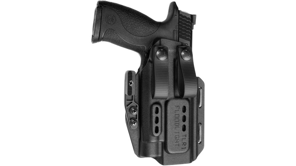 PHLster Floodlight IWB/AIWB Holster, TLR-1, Ambidextrous, Universal, Black, Standard, 7