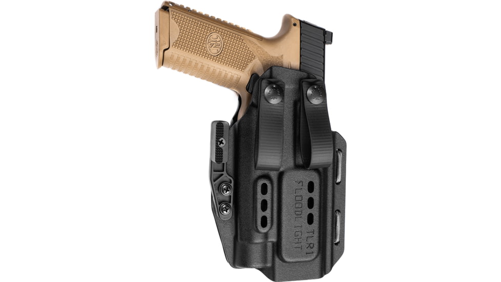 PHLster Floodlight IWB/AIWB Holster, TLR-1, Ambidextrous, Universal, Black, Standard, 7