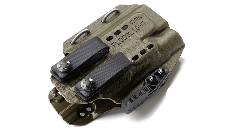 PHLster Floodlight IWB Holster, X300, Ambidextrous, OD Green, Standard, 49