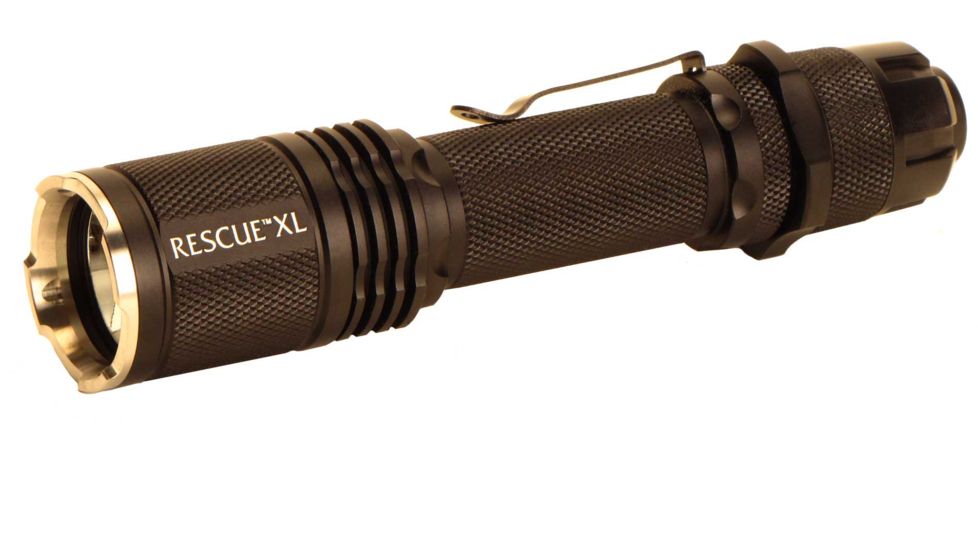 Phoebus Tactical PR-XL Cree XM-L LED 5-Mode Rescue XL Flashlight with Strobe, Black, Medium PR-XL