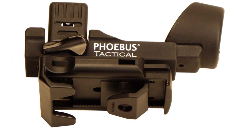 Phoebus Tactical PRFH-14 Quick Release Rotating Fast Holster Flashlight, Black, Medium PRFH-14/37